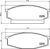 Комплект тормозных колодок, дисковый тормоз HELLA PAGID T1427 (фото 1)