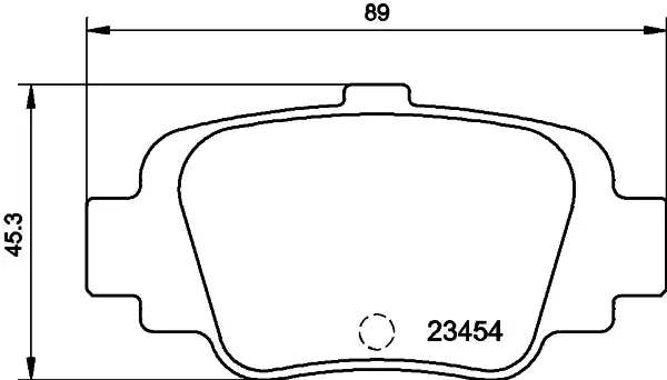 Комплект тормозных колодок, дисковый тормоз HELLA PAGID T1471 (фото 1)