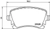 Комплект тормозных колодок, дисковый тормоз HELLA PAGID T1481 (фото 1)
