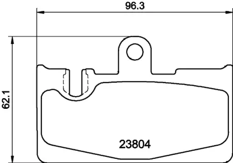 Комплект тормозных колодок, дисковый тормоз HELLA PAGID T1483