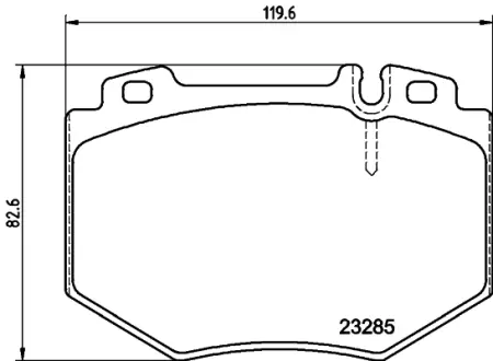 Комплект тормозных колодок, дисковый тормоз HELLA PAGID T1497