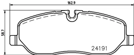 Комплект тормозных колодок, дисковый тормоз HELLA PAGID T1513