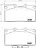 Комплект тормозных колодок, дисковый тормоз HELLA PAGID T1559 (фото 1)