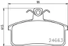 Комплект тормозных колодок, дисковый тормоз HELLA PAGID T1713 (фото 1)