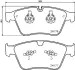 Комплект тормозных колодок, дисковый тормоз HELLA PAGID T1794 (фото 1)