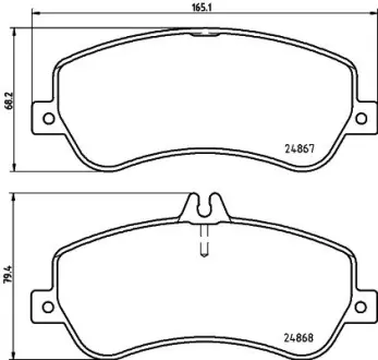 Комплект тормозных колодок, дисковый тормоз HELLA PAGID T1806