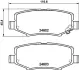 Комплект тормозных колодок, дисковый тормоз HELLA PAGID T1822 (фото 1)