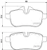 Комплект тормозных колодок, дисковый тормоз HELLA PAGID T1858 (фото 1)