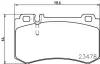 Комплект тормозных колодок, дисковый тормоз HELLA PAGID T1912 (фото 1)