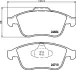 Комплект тормозных колодок, дисковый тормоз HELLA PAGID T1927 (фото 1)