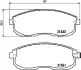 Комплект тормозных колодок, дисковый тормоз HELLA PAGID T2034 (фото 1)