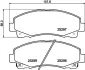 Комплект тормозных колодок, дисковый тормоз HELLA PAGID T2101 (фото 1)