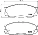 Комплект тормозных колодок, дисковый тормоз HELLA PAGID T2116 (фото 1)