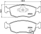 Комплект тормозных колодок, дисковый тормоз HELLA PAGID T2139 (фото 1)