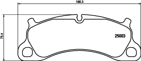 Комплект тормозных колодок, дисковый тормоз HELLA PAGID T2150
