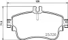 Комплект тормозных колодок, дисковый тормоз HELLA PAGID T2152 (фото 1)