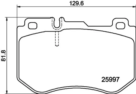 Комплект тормозных колодок, дисковый тормоз HELLA PAGID T2373