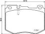 Комплект тормозных колодок, дисковый тормоз HELLA PAGID T2378 (фото 1)