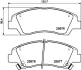 Комплект тормозных колодок, дисковый тормоз HELLA PAGID T2391 (фото 1)