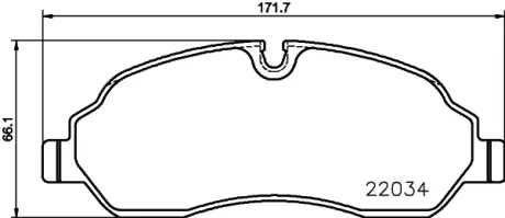 Комплект тормозных колодок, дисковый тормоз HELLA PAGID T2395