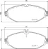 Комплект тормозных колодок, дисковый тормоз HELLA PAGID T2416 (фото 1)
