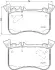 Комплект тормозных колодок, дисковый тормоз HELLA PAGID T2419 (фото 1)