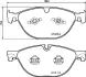 Комплект тормозных колодок, дисковый тормоз HELLA PAGID T2422 (фото 1)