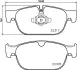 Комплект тормозных колодок, дисковый тормоз HELLA PAGID T2515 (фото 1)