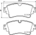 Комплект тормозных колодок, дисковый тормоз HELLA PAGID T2528 (фото 1)