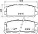 Комплект тормозных колодок, дисковый тормоз HELLA PAGID T3034 (фото 1)