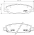 Комплект тормозных колодок, дисковый тормоз HELLA PAGID T3049 (фото 1)