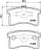 Комплект тормозных колодок, дисковый тормоз HELLA PAGID T3088 (фото 1)