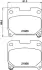 Комплект тормозных колодок, дисковый тормоз HELLA PAGID T3119 (фото 1)