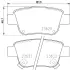 Комплект тормозных колодок, дисковый тормоз HELLA PAGID T3130 (фото 1)