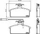 Комплект тормозных колодок, дисковый тормоз HELLA PAGID T5016 (фото 1)