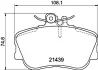 Комплект тормозных колодок, дисковый тормоз HELLA PAGID T5067 (фото 1)