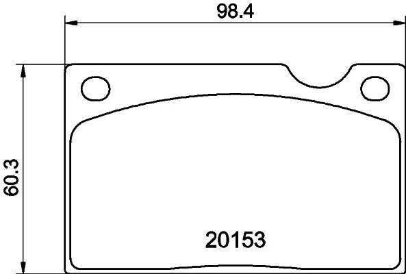 Комплект тормозных колодок, дисковый тормоз HELLA PAGID T5116 (фото 1)