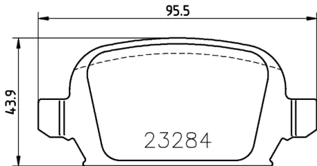 Комплект тормозных колодок, дисковый тормоз HELLA PAGID T5143