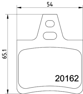 Комплект тормозных колодок, дисковый тормоз HELLA PAGID T9008