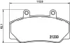 Комплект тормозных колодок, дисковый тормоз HELLA PAGID T9011 (фото 1)