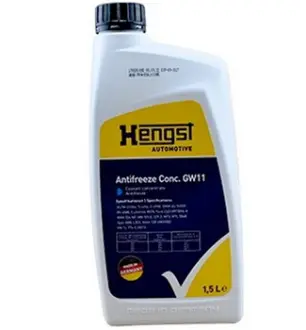 Рідина охолоджувальна, антифриз, концентрат, GW11, 1.5L HENGST 631800000