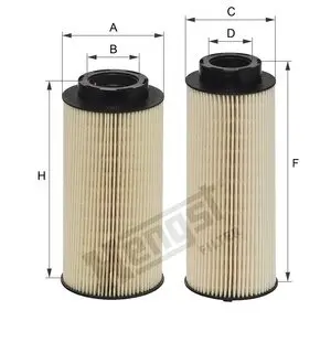 Fuel filters KIT. Фильтр топливный набор HENGST E101KP