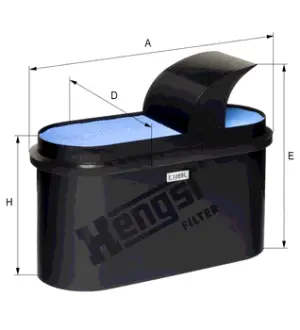 Air filter. Фильтр воздушный HENGST E1059L