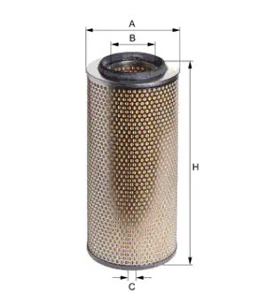Air filter, primary. Фильтр воздушный, основной HENGST E113L