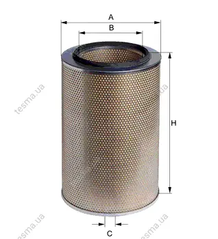 Air filter, primary. Фильтр воздушный, основной HENGST E118L02 (фото 1)