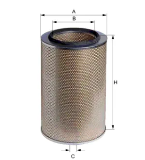 Air filter, primary. Фильтр воздушный, основной HENGST E118L02