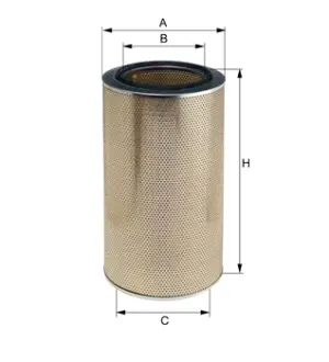 Air filter, primary. Фильтр воздушный, основной HENGST E119L74