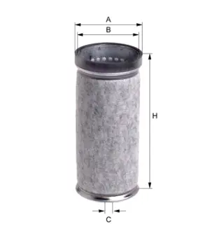 Air filter, by-pass. Фильтр воздушный, запасный HENGST E120LS