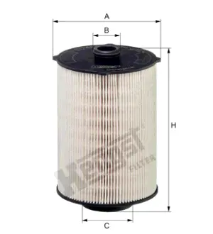 Fuel filter, cartridge. Фильтр топливный, вставка HENGST E128KPD302
