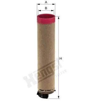 Air filter, by-pass. Фильтр воздушный, запасный HENGST E1700LS